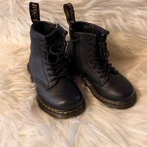 DOC MARTENS AirWair Bouncing Soles Leather TODDLER Boots